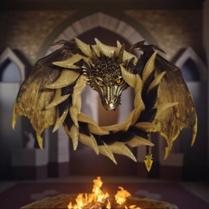 Gold & Black Dragon-1