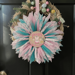 Peeps Easter Wreath-1
