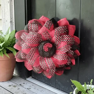 Ladybug Wreath-1
